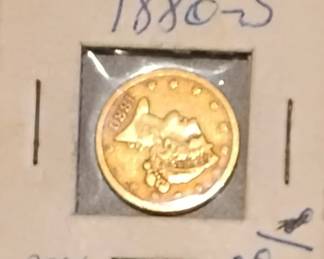 1880s $5 Gold coin