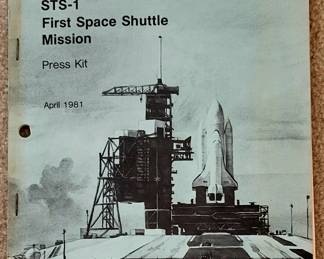 NASA April 1981 Press Kit Booklet 61 pages. STS-1 First Space Shuttle Mission