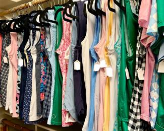 "THE BUBBLE LIFESTYLE" NEW WITH TAGS TENNIS AND GOLF WEAR FOR WOMEN. MOST TANKS RETAIL FOR $89 PLUS