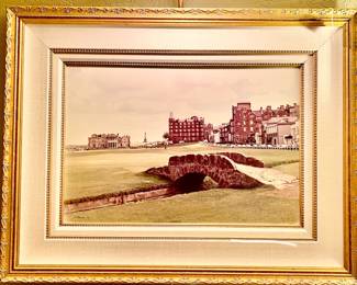 ST. ANDREW'S GOLF COURSE IN SCOTLAND.