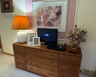 Dresser, large framed botanical