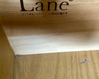 Lane Manufacturers label