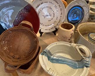 Unique signed pottery pieces