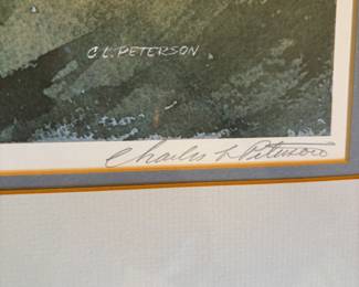 Charles Peterson signature