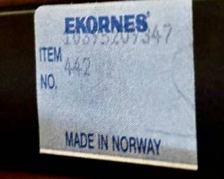 Stressless chair label