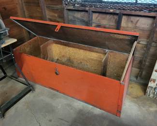 Large Wooden Storage Box