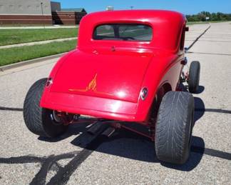 (AVAILABLE FOR PRESALE)
1933 Ford Coupe, w/383 Stroker Motor & Corvette Rearend 