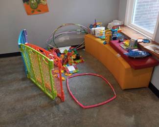 Large Lot Of Children's Toys And Furniture