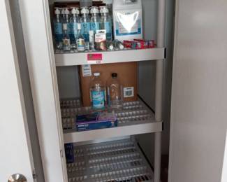 Storage Closet Shelf And Contents