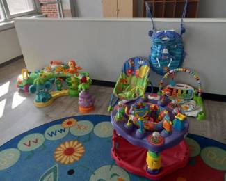 Children's Floor Toys And Large ABC Rug