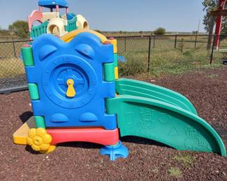 Plastic Kids Outdoor Slide With Accessories