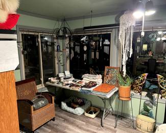 Lots of wind chimes