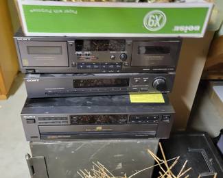 Sony stereo equipment 