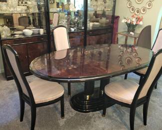 Dining table and chairs 