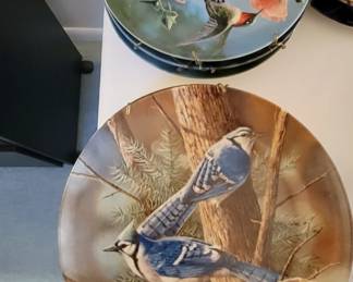 Collectible bird plates
