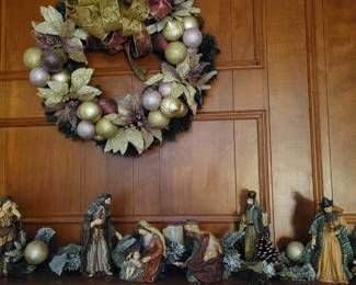 Large sized Nativity figurines