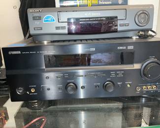 VHS Player, Yamaha Receiver