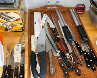 Knives, Cutco knives,  Wusthof knives