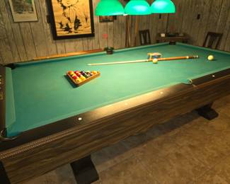 Ebonite Billiards, Pool Table 