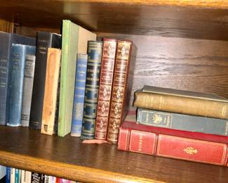 Vintage books, leather bound books , antique books 