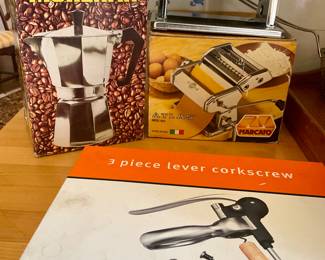 Italian coffee press, Moreira Coffee press, pasta maker