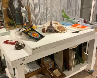 Stained Glass, Table, Stained glass supplies, Stained glass pieces 