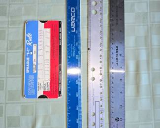 Metal Rulers , Rare John Deer ruller
