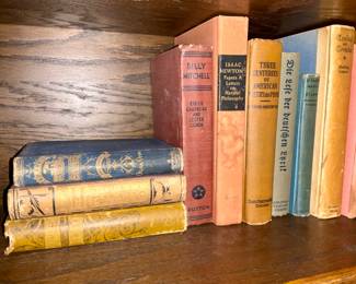 Vintage books, leather bound books , antique books 