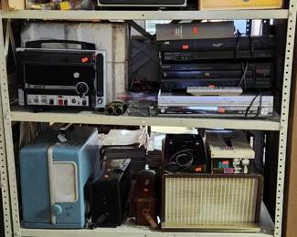 Vintage movie projectors and accessories 