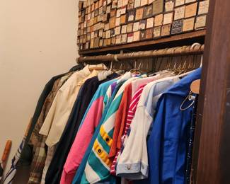 Player piano rolls and vintage clothes