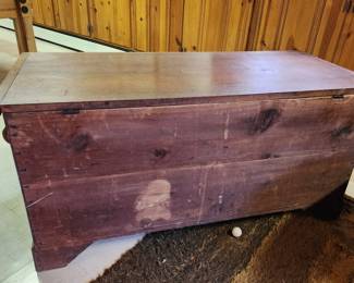Antique trunk-back