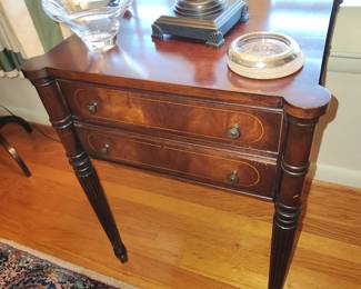 pair of antique side tables