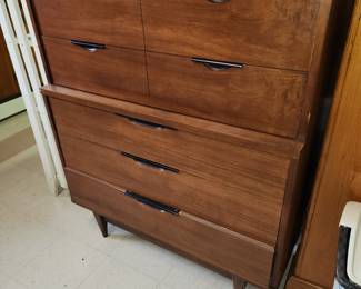 MCM bedroom dresser set by Kent Coffey, Tableau Collection
