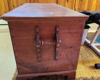 Antique trunk-sides