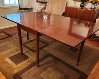 Drop leaf, gate-leg dining table by Biggs