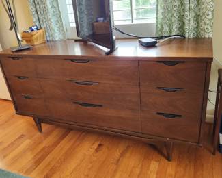 MCM bedroom dresser set by Kent Coffey, Tableau Collection