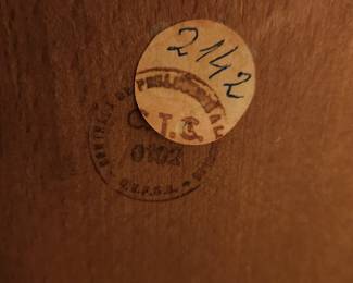 MCM pullout desk (stamp on back)