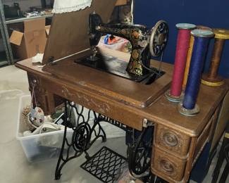 Antique Singer sewing machine