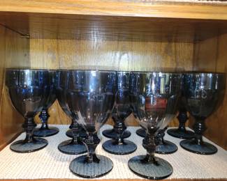 Vintage blue glasses