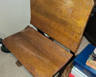 Antique school desk