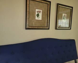 King size upholstered headboard