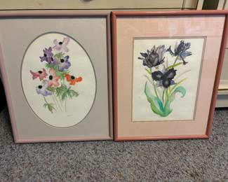 Vintage  Water Color Wall Decor