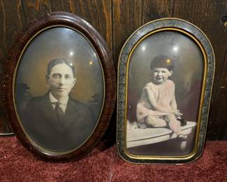 Antique Pictures - Convex Glass