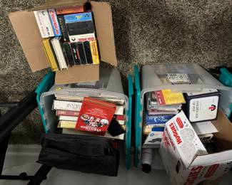  Lots of Books - Records - Cd's - VHS Tapes  