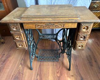 Antique Singer Cabinet