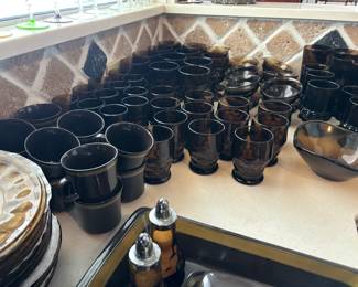 Vintage Black Dishes - New