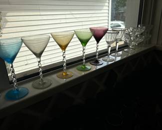 Vintage Stem Glasses