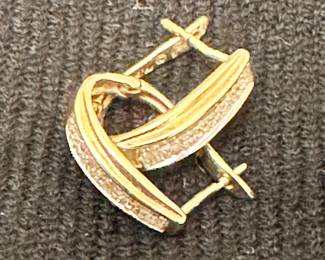 14K Diamond Earrings