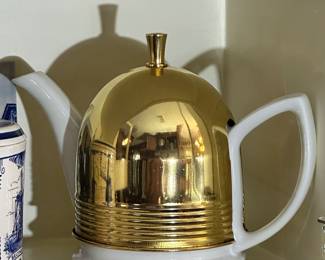 Brass Shielded (Insulated)Tea Pot