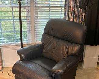 La-Z-Boy, Leather Recliner, Vintage Floor Lamp